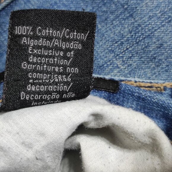 Vintage Calvin Klein Jeans men's size 32X31 hard washed denim blue straight leg - Picture 8 of 15